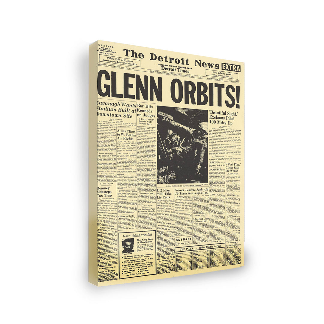 Gallery Wrapped Canvas- Glenn Orbits