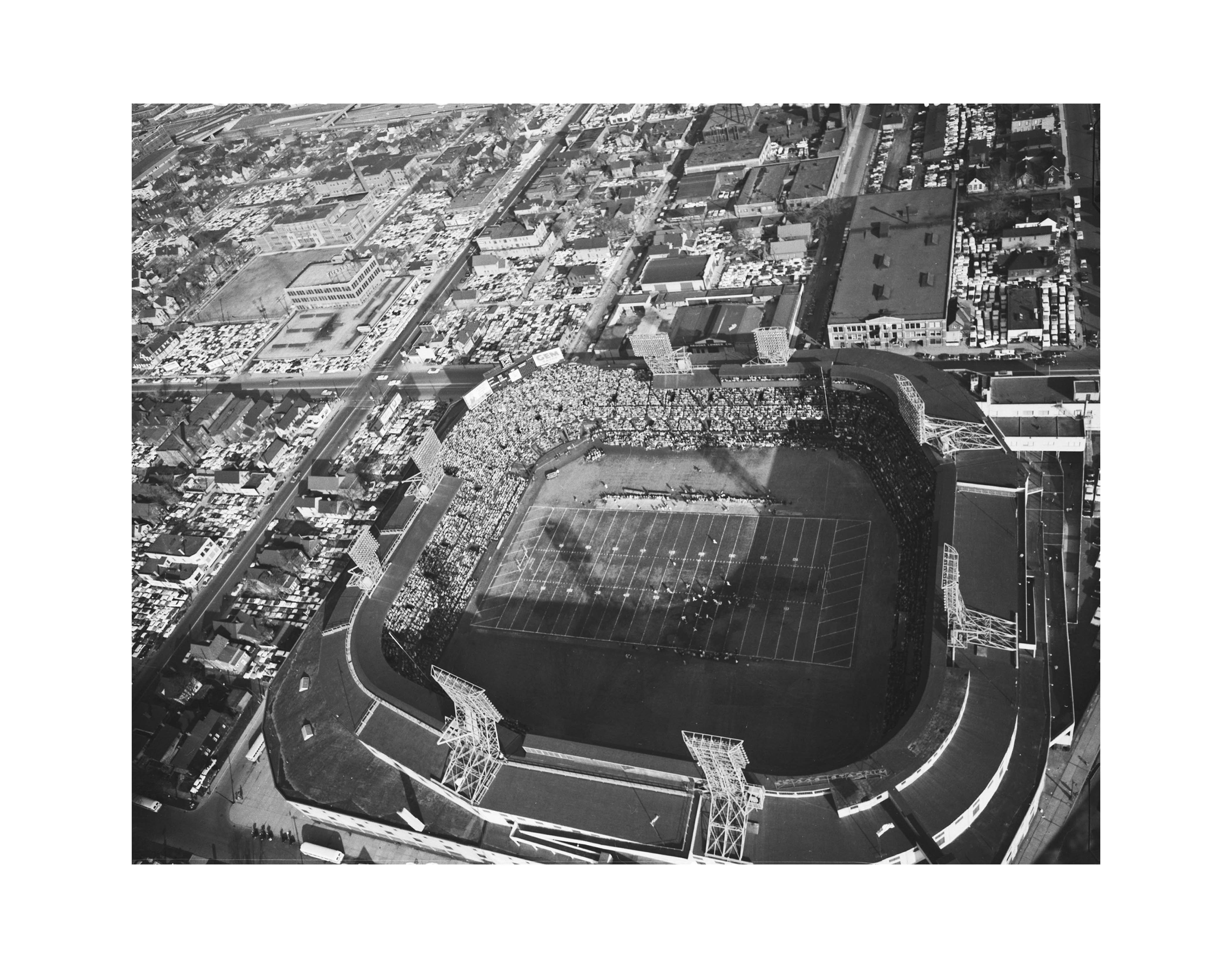 1957 NFL Championship at Briggs/Tiger Stadium photo 2
