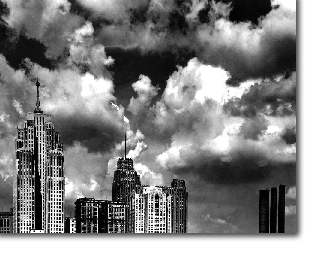 CANVAS PRINTS - DETROIT SKYLINE 1932