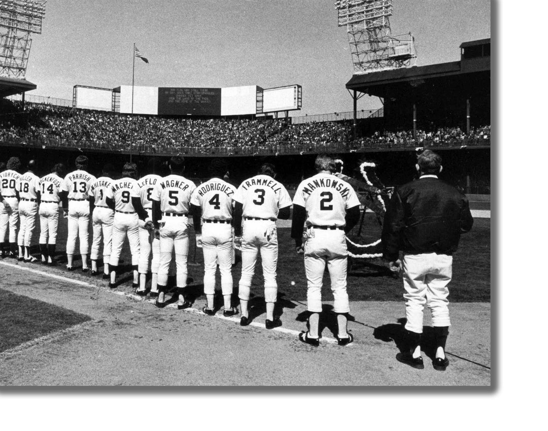 CANVAS PRINTS - DETROIT TIGERS OPENING DAY 1979