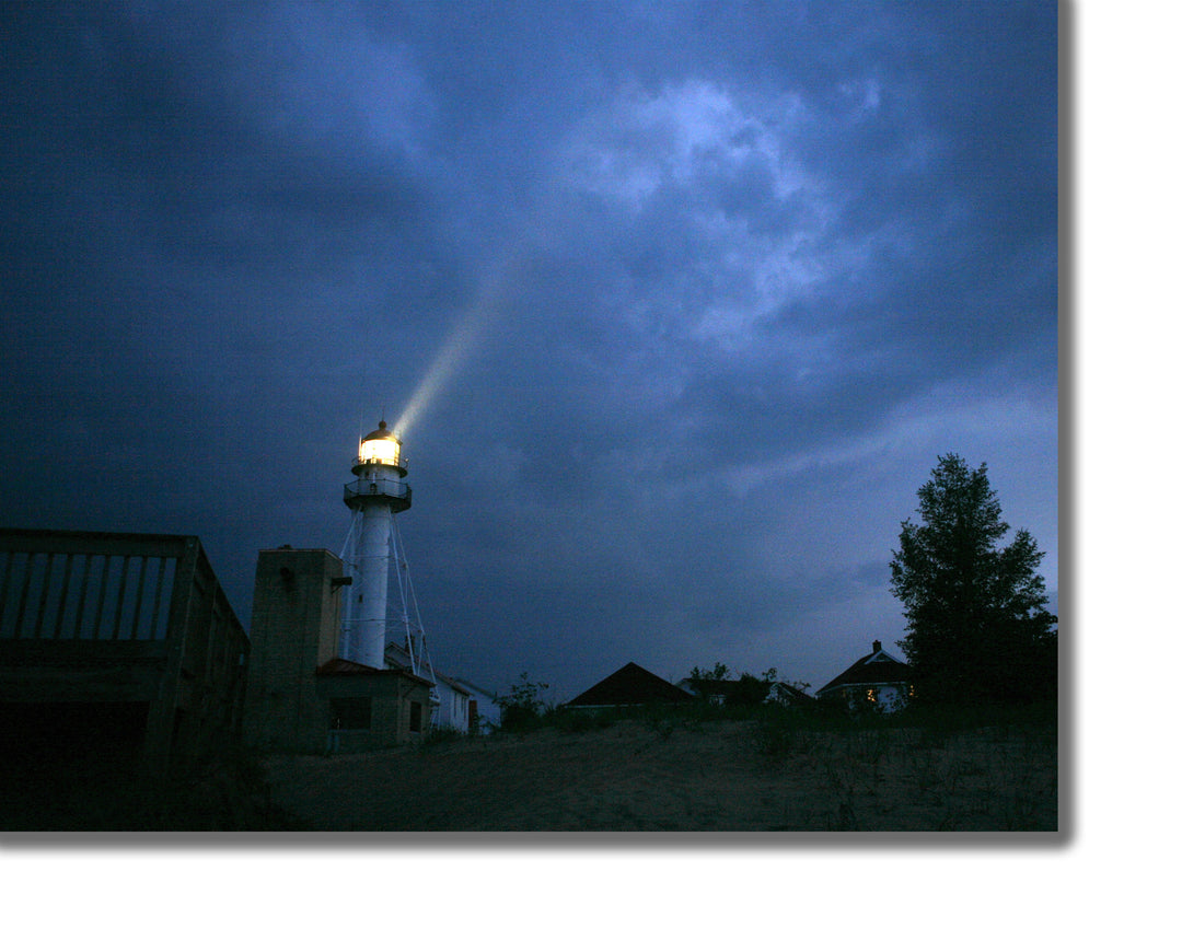 CANVAS PRINTS - MICHIGAN WHITEFISH LIGHTHOUSE