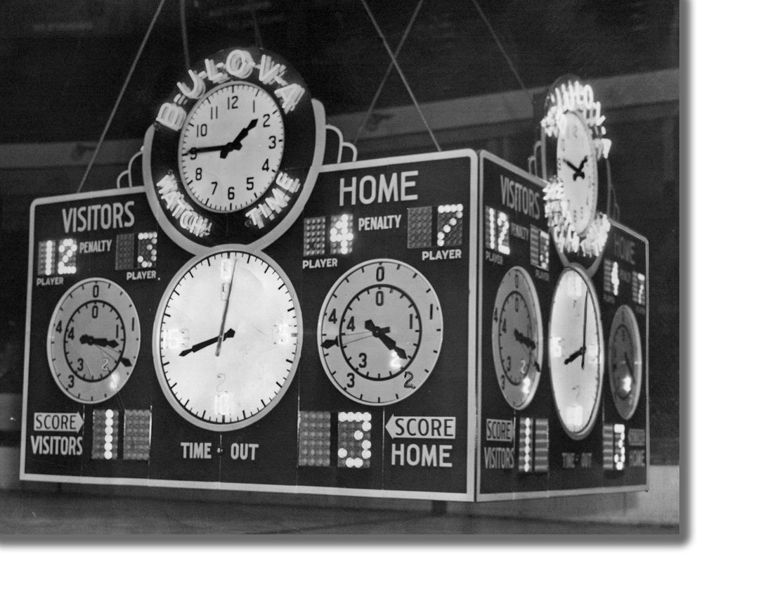 CANVAS PRINTS - OLYMPIA STADIUM SCOREBOARD 1942