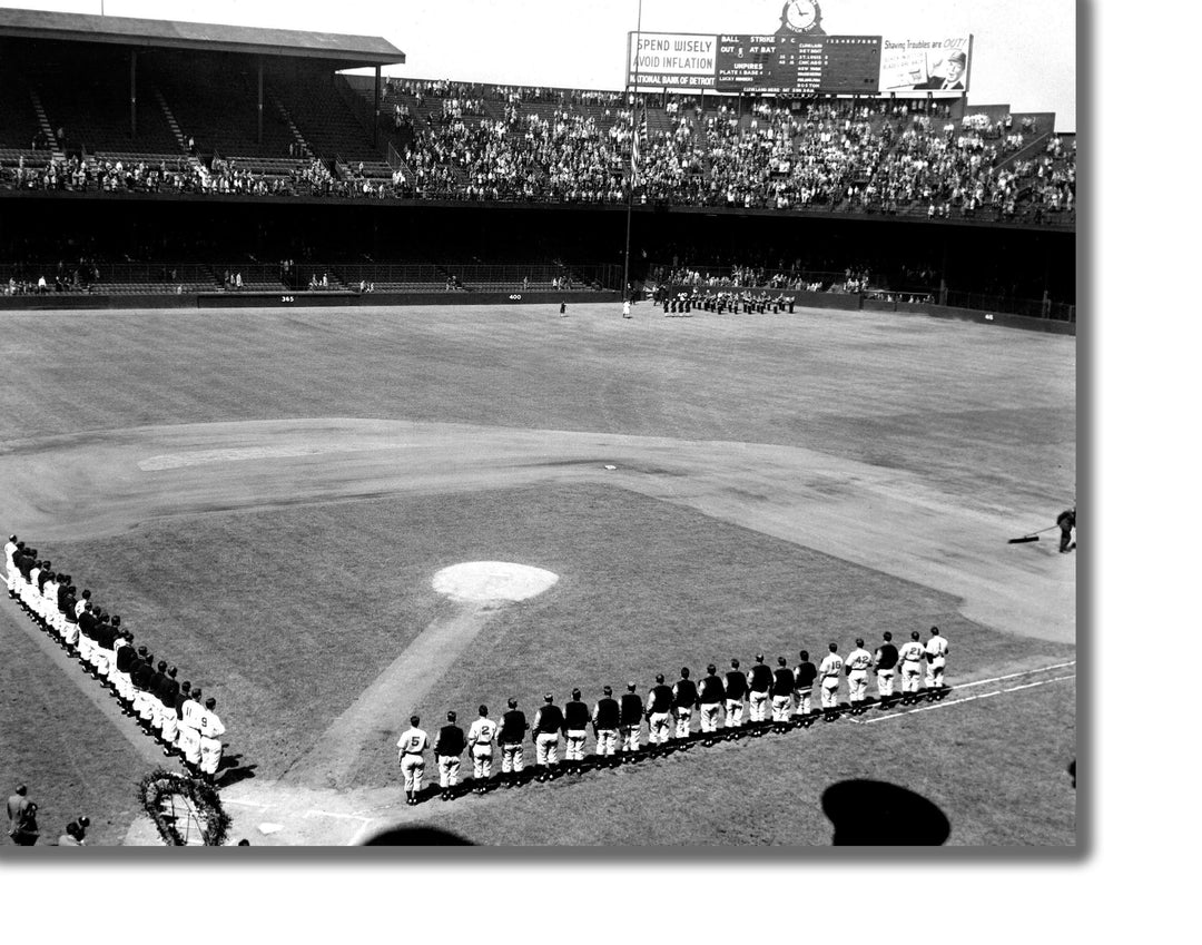 CANVAS PRINTS - TIGERS OPENING DAY 1945