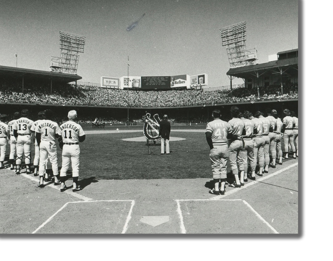 CANVAS PRINTS - DETROIT TIGERS OPENING DAY 1980