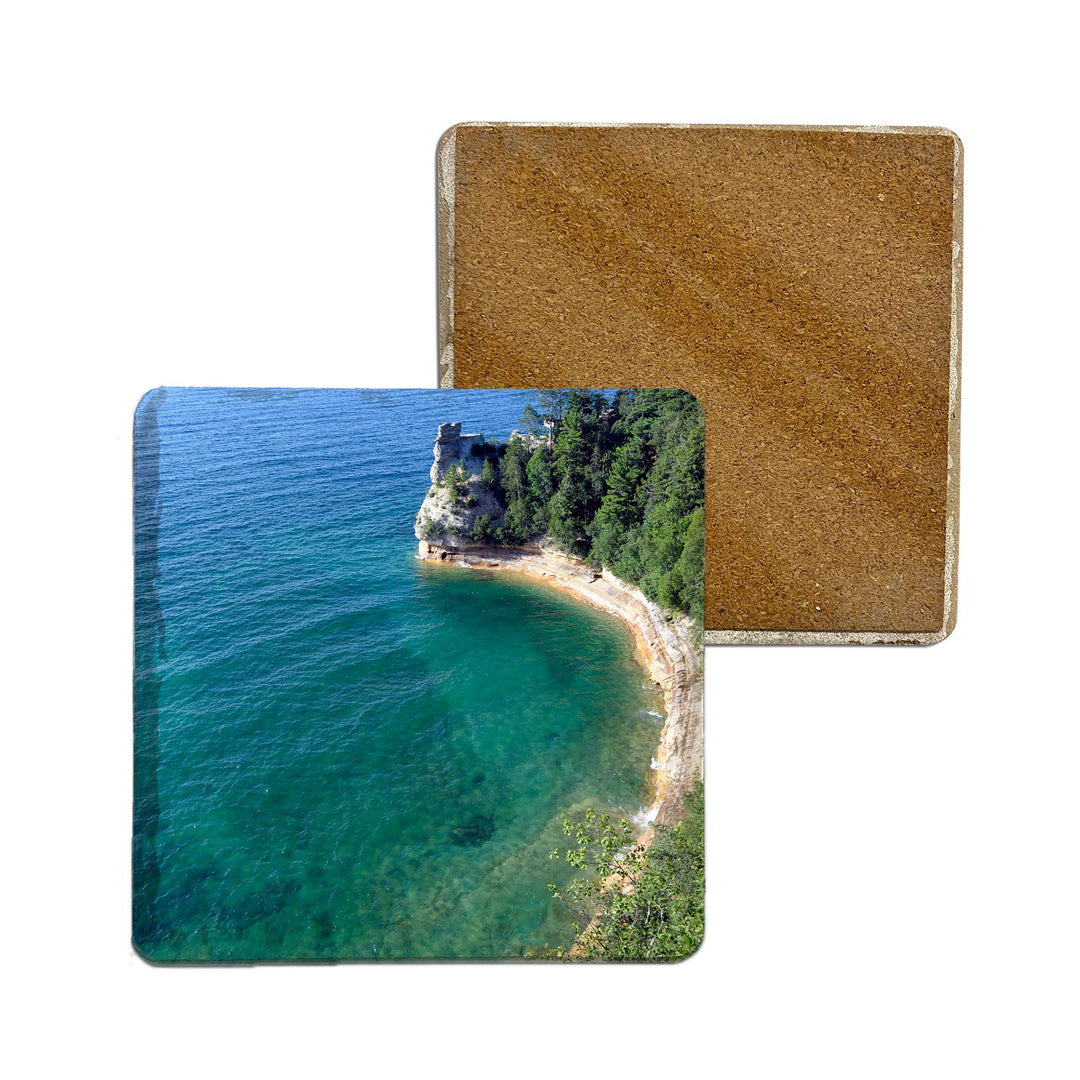 Stone Coasters - MICHIGAN PICTURED ROCKS LAKESHORE