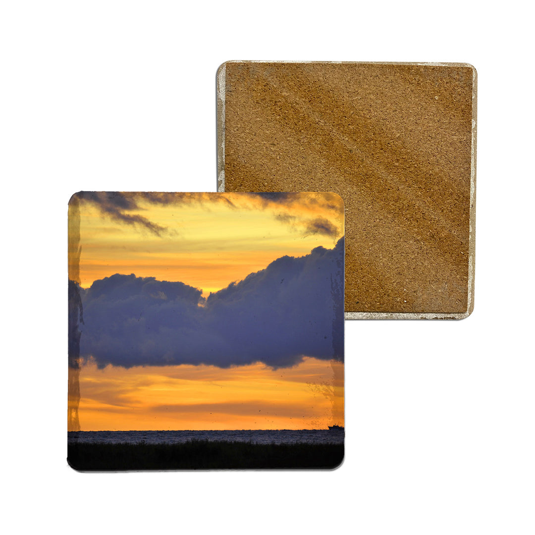 Stone Coasters - MICHIGAN SUNSET