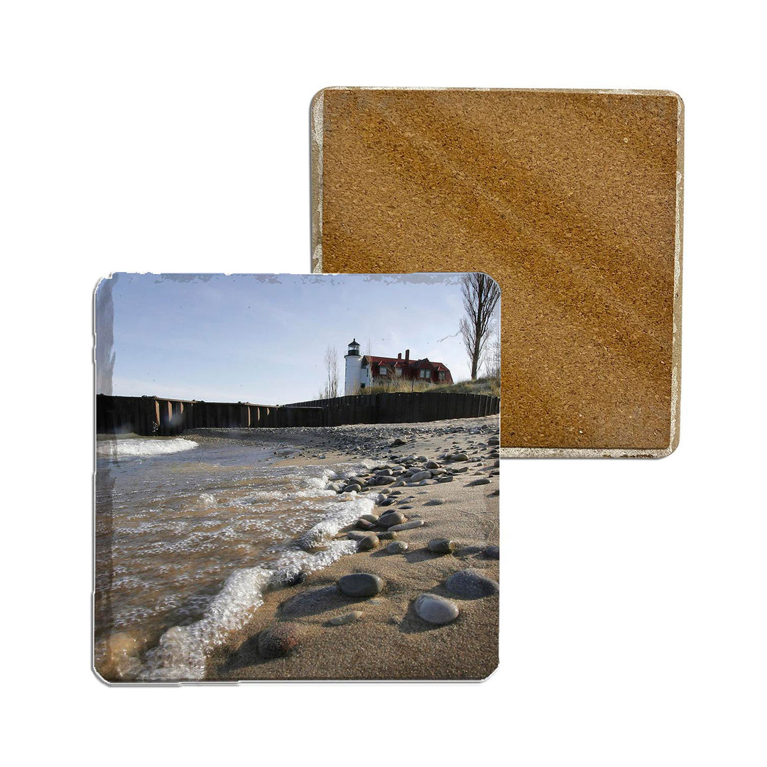 Stone Coasters - POINT BETSIE LIGHTHOUSE