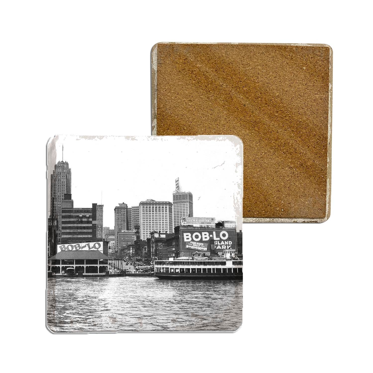 Stone Coasters - DETROIT BOB-LO DOCKS – Detroit News Photography