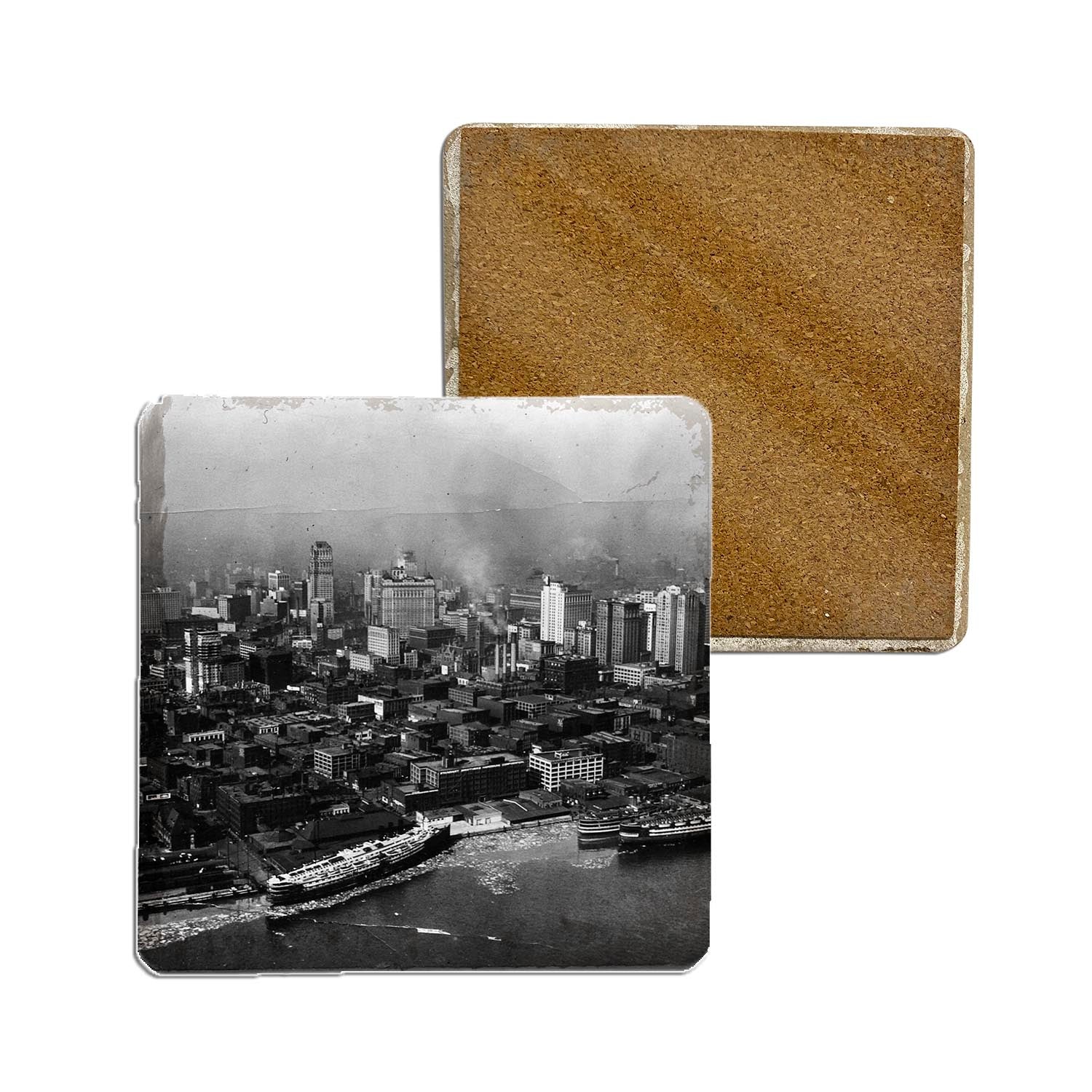 Stone Coasters - DETROIT RIVERFRONT – Detroit News Photography