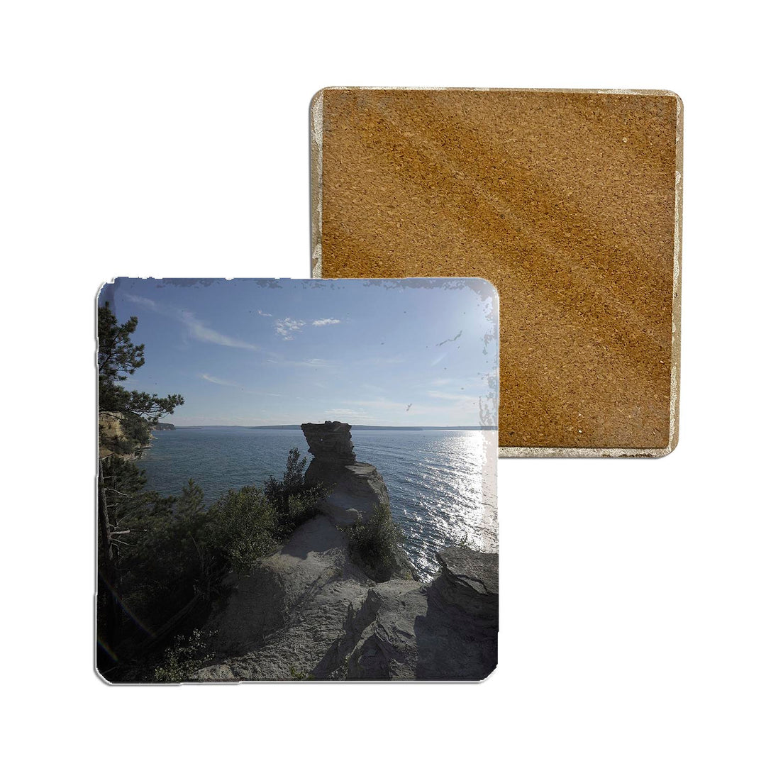 Stone Coasters - MICHIGAN MINERS CASTLE OUTLOOK