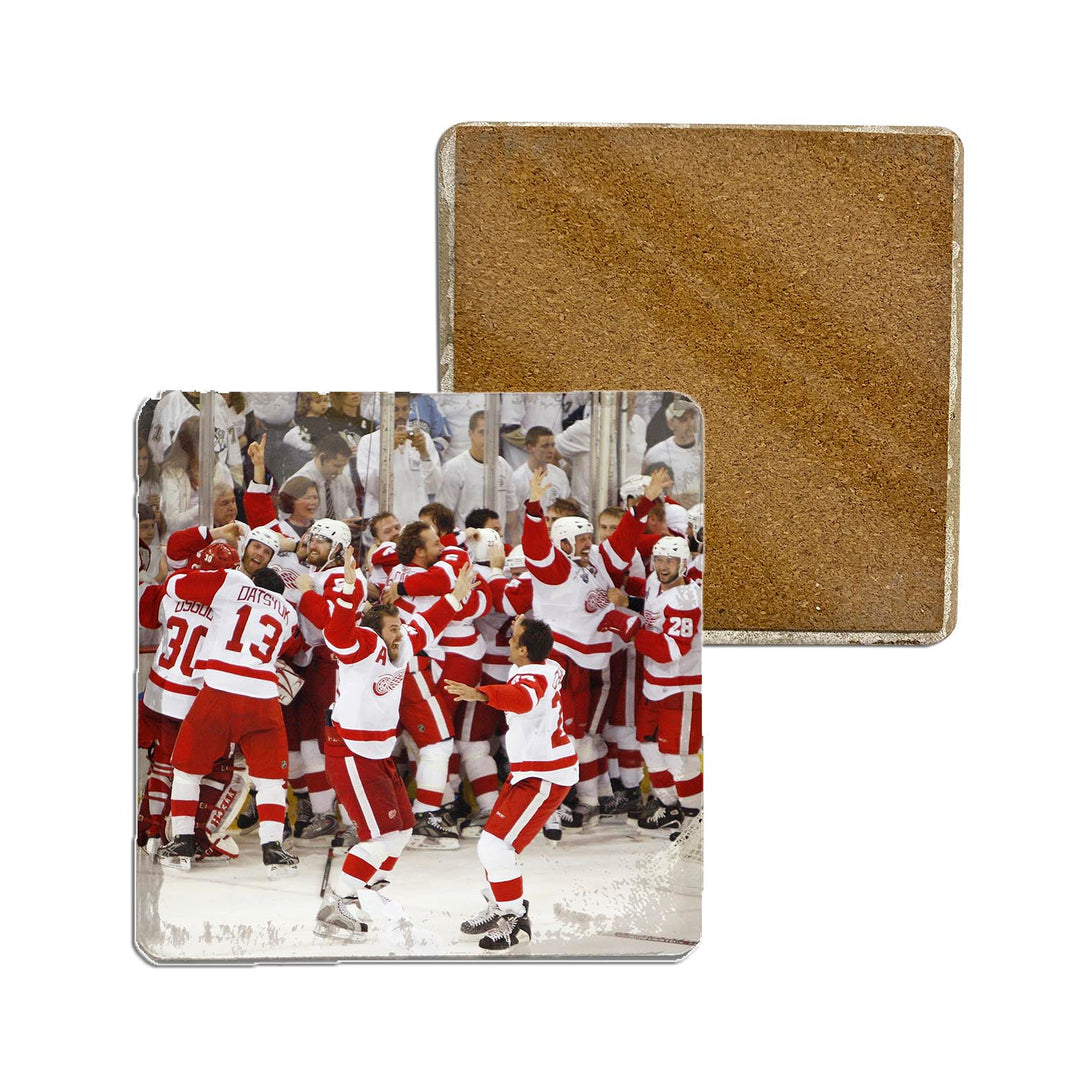 Stone Coasters - RED WINGS STANLEY CUP FINALS 2008