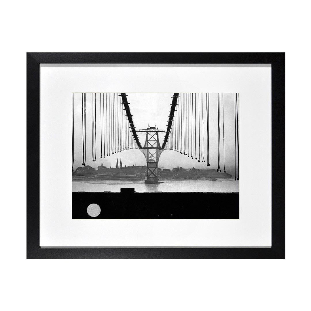 Framed Print Photos - AMBASSADOR BRIDGE CONSTRUCTION 1929