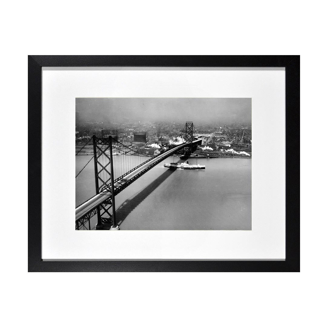 Framed Print Photos - AMBASSADOR BRIDGE 1931