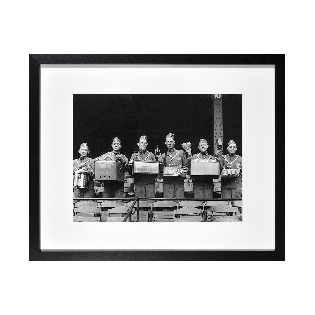 Framed Print Photos - BRIGGS STADIUM VENDORS 1938