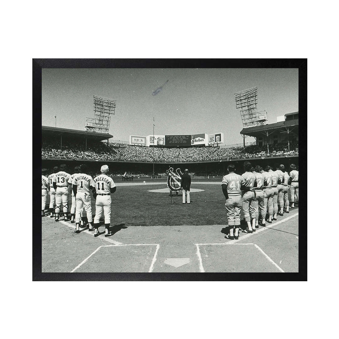 Framed Canvas Photos - DETROIT TIGERS OPENING DAY 1980
