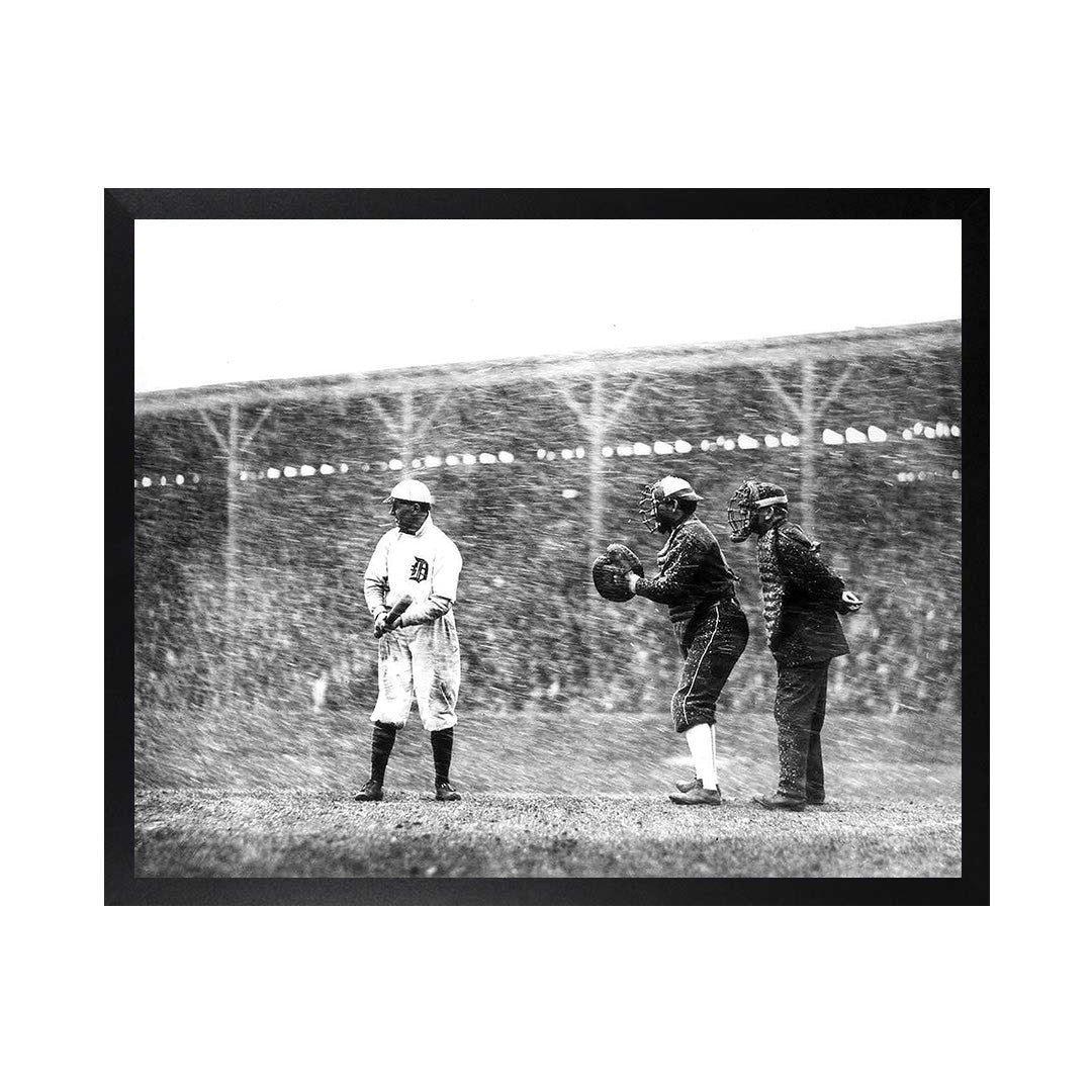 Framed Canvas Photos - DETROIT TIGERS OPENING DAY 1911