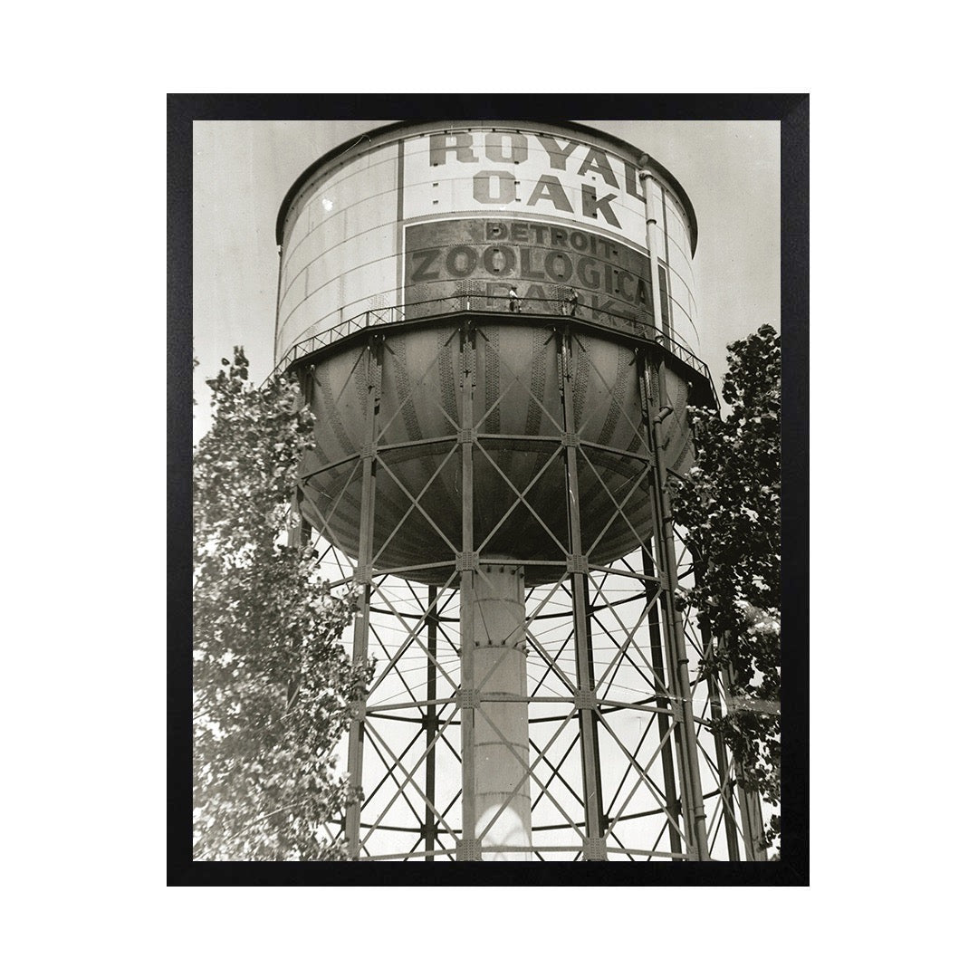 Framed Canvas Photos - ROYAL OAK WATER TOWER