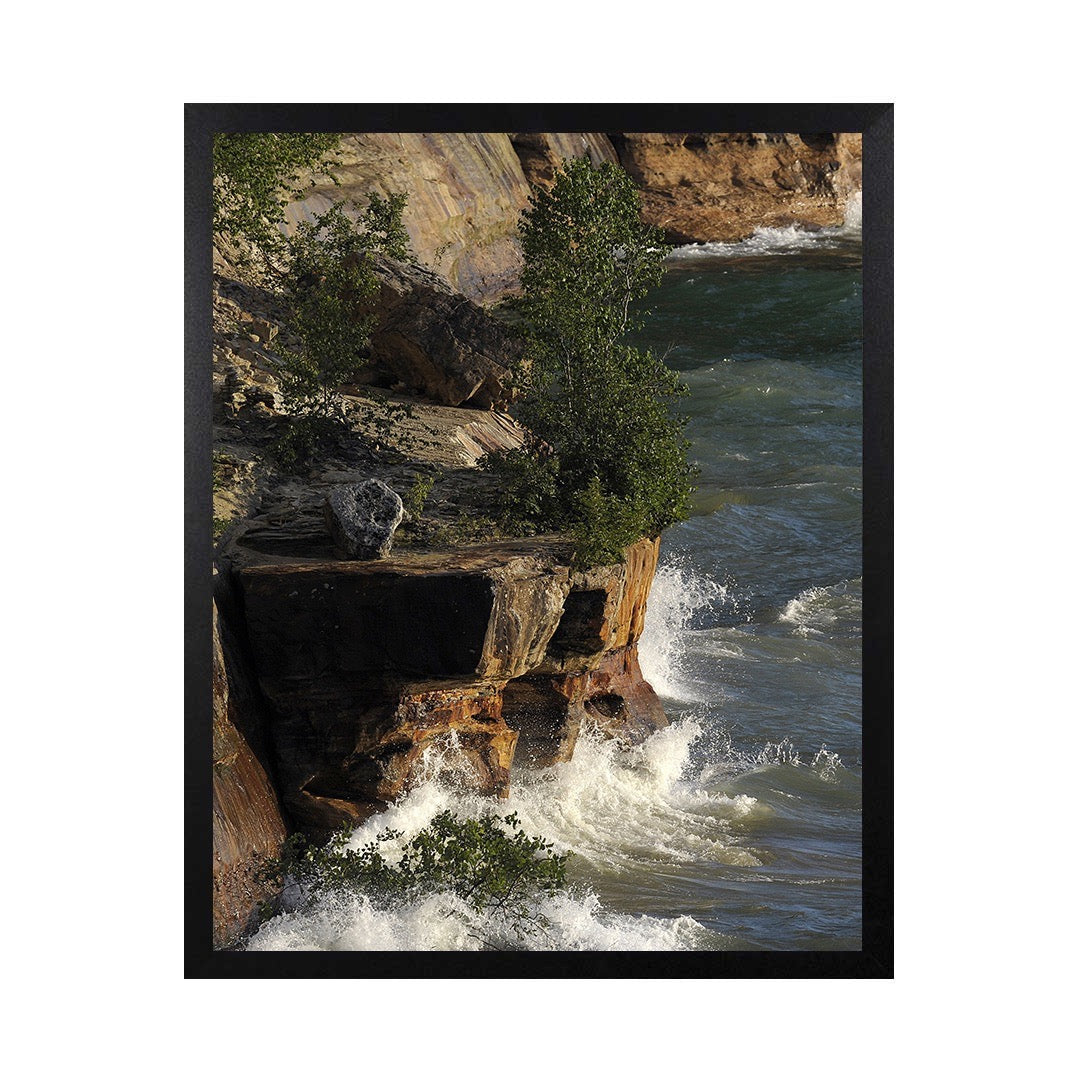 Framed Canvas Photos - MICHIGAN PICTURED ROCKS
