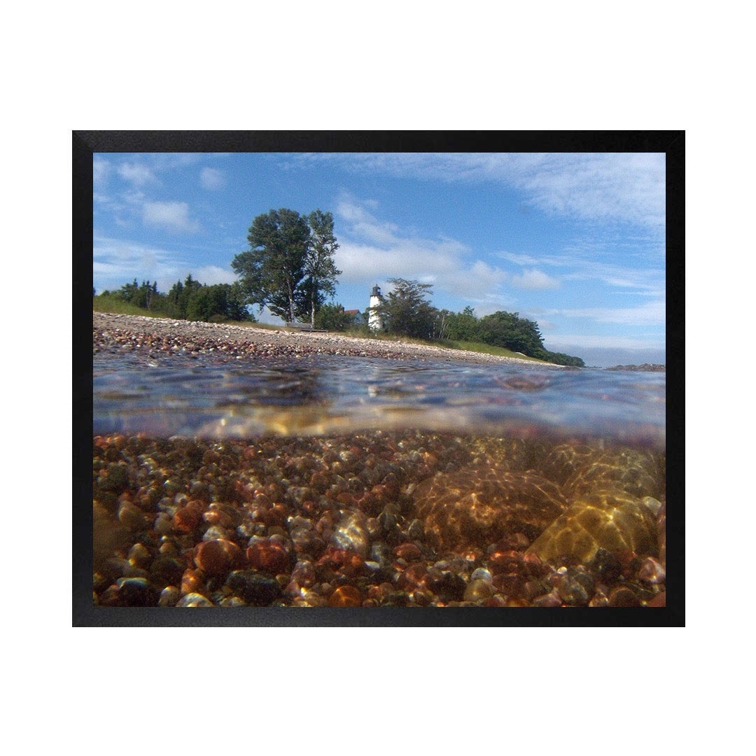 Framed Canvas Photos - MICHIGAN POINT IROQUOIS