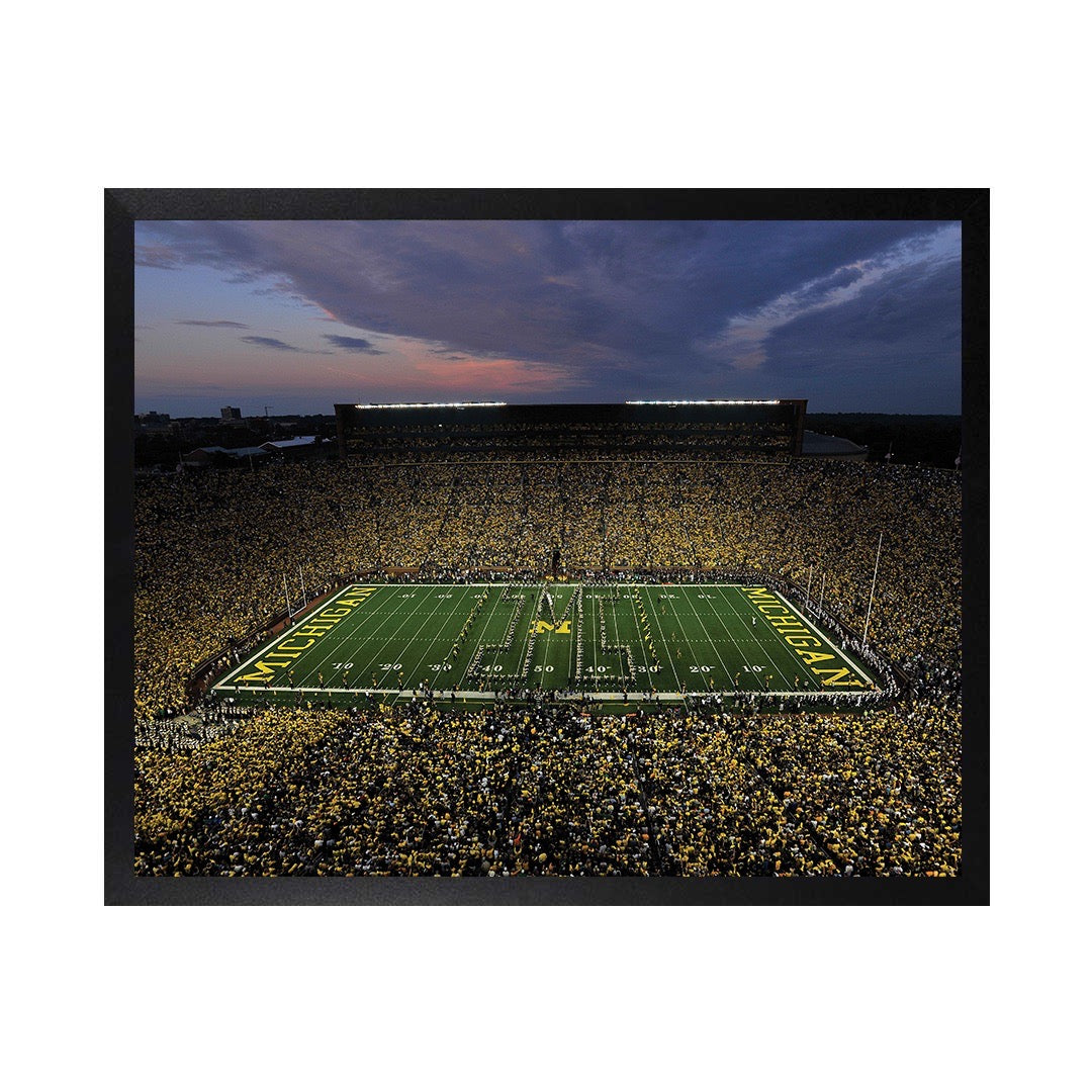 Framed Canvas Photos - MICHIGAN STADIUM U OF M