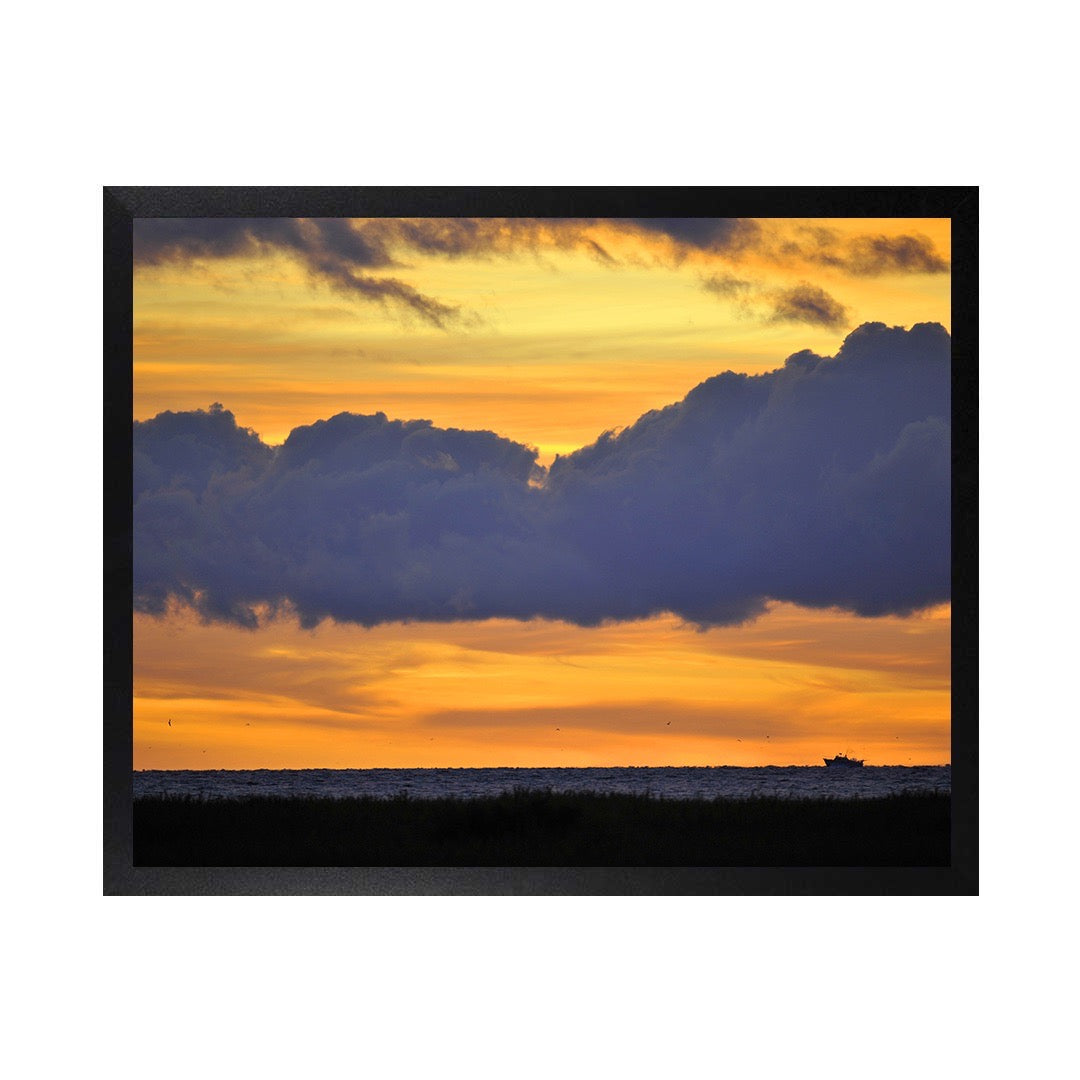 Framed Canvas Photos - MICHIGAN SUNSET