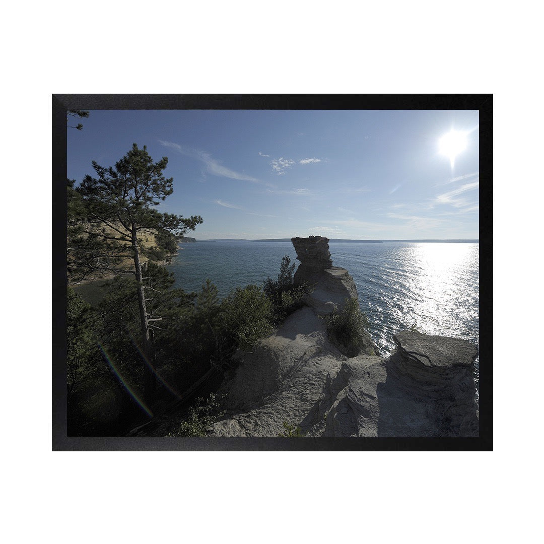 Framed Canvas Photos - MICHIGAN MINERS CASTLE OUTLOOK