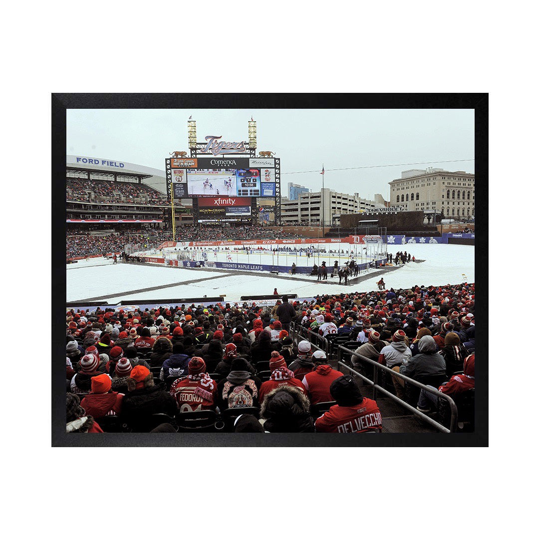 Framed Canvas Photos- DETROIT RED WINGS VS TORONTO MAPLE LEAFS ALUMNI GAME 2013