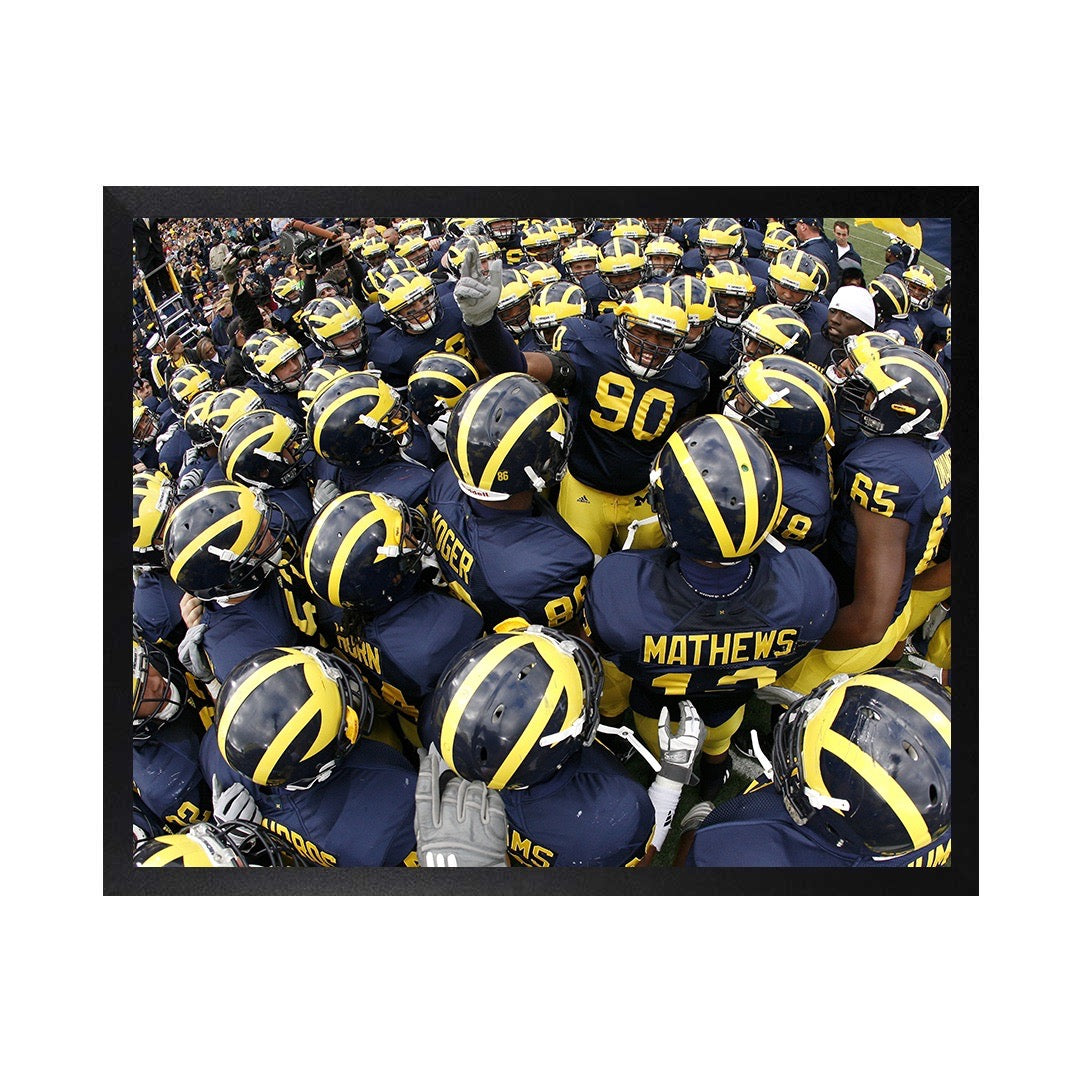 Framed Canvas Photos - U OF M WOLVERINES