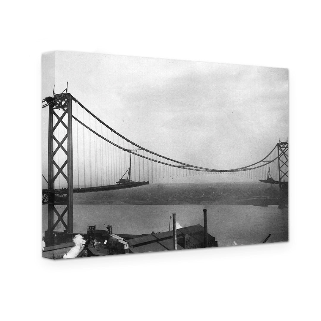 GALLERY WRAPPED CANVAS - AMBASSADOR BRIDGE CONSTRUCTION 1929