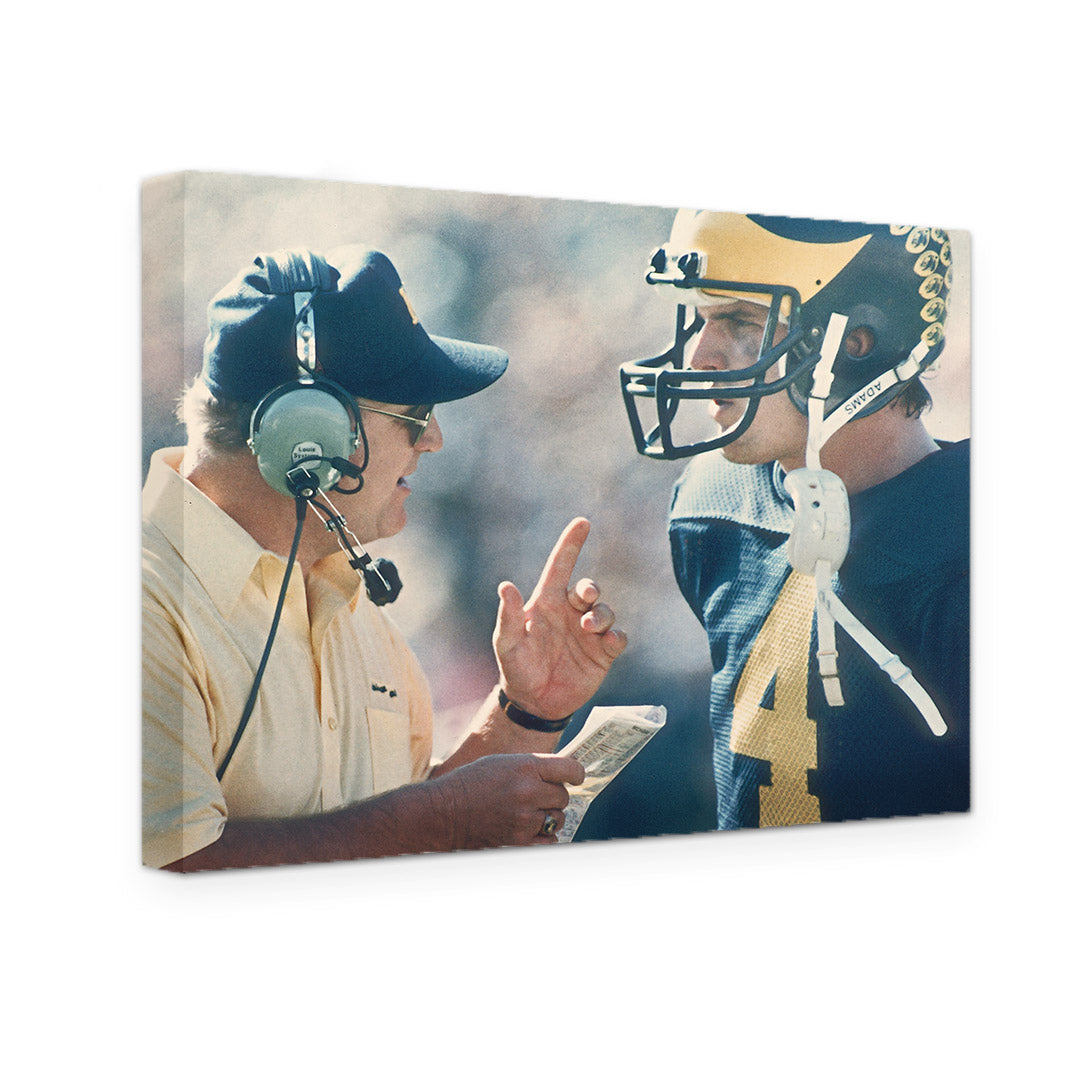 GALLERY WRAPPED CANVAS - BO SCHEMBECHLER AND JIM HARBAUGH