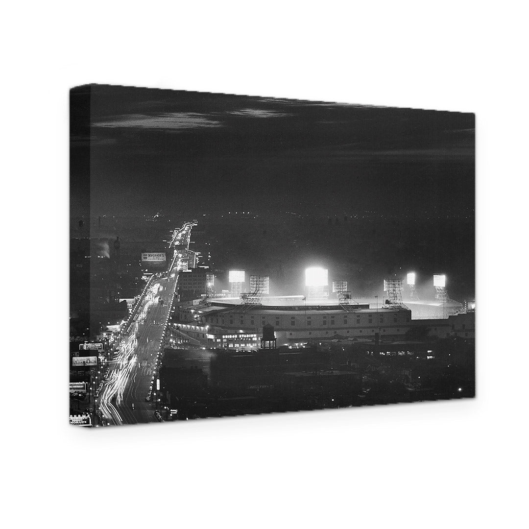 GALLERY WRAPPED CANVAS - BRIGGS STADIUM FIRST NIGHT GAME, JUNE 15, 1948