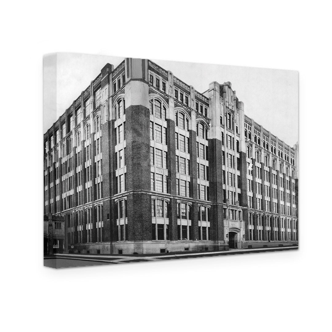 GALLERY WRAPPED CANVAS - CASS TECH HIGH SCHOOL 1923