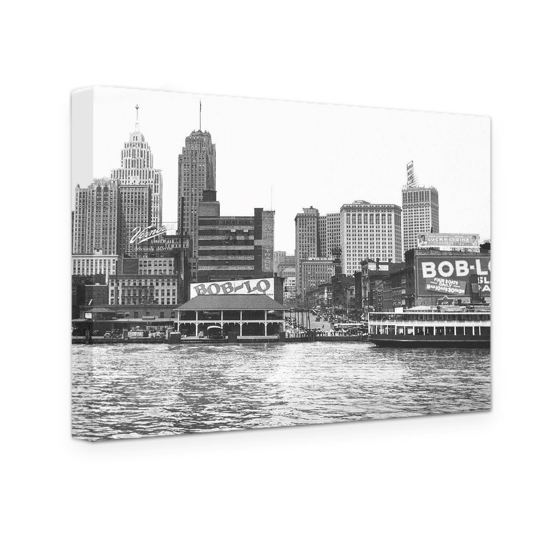 GALLERY WRAPPED CANVAS - DETROIT BOB-LO DOCKS