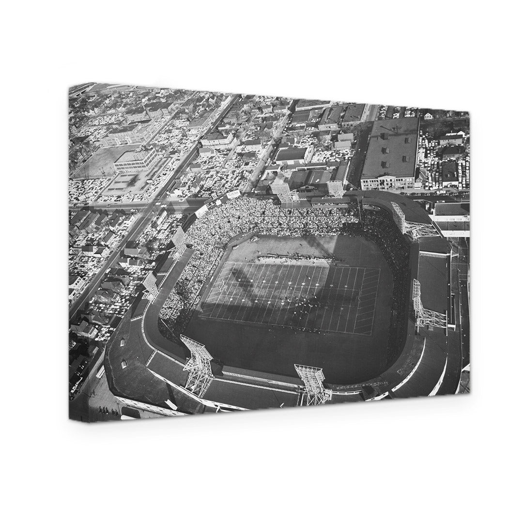 GALLERY WRAPPED CANVAS - Briggs stadium LIONS CHAMPIONSHIP 1957