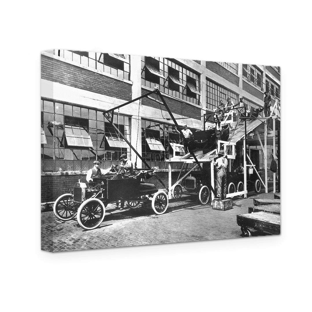 GALLERY WRAPPED CANVAS - DETROIT HIGHLAND PARK PLAT 1913