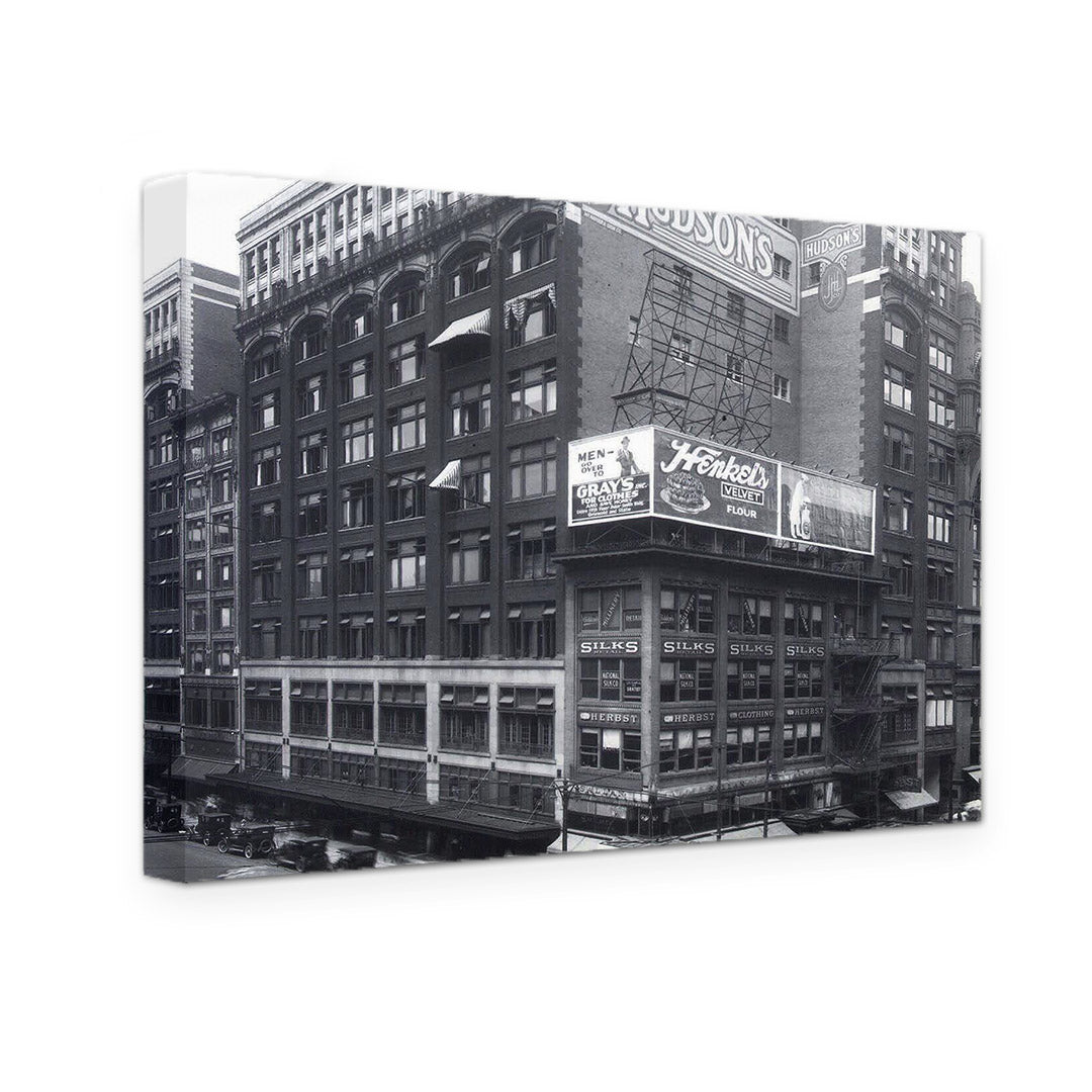 GALLERY WRAPPED CANVAS - DETROIT JL HUDSON DEPT. STORE