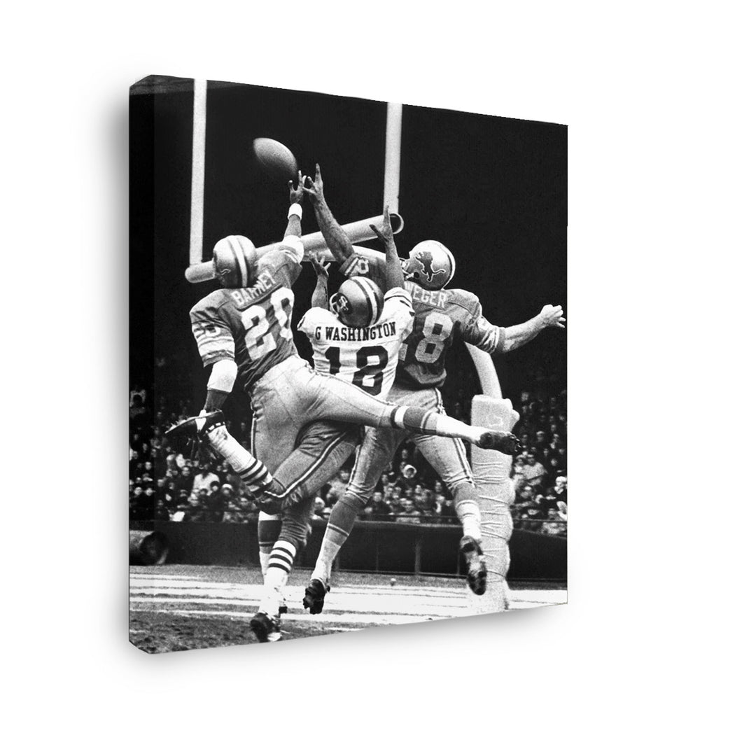 GALLERY WRAPPED CANVAS - DETROIT LIONS VS 49ERS