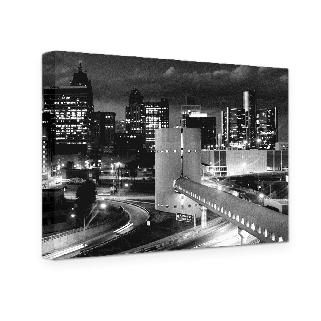 GALLERY WRAPPED CANVAS - DETROIT LODGE FREEWAY