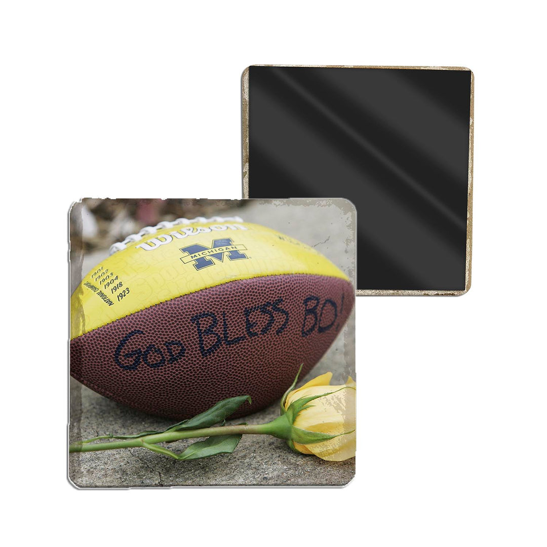 Stone Magnets - BO SCHEMBECHLER MEMORIAL FOOTBALL