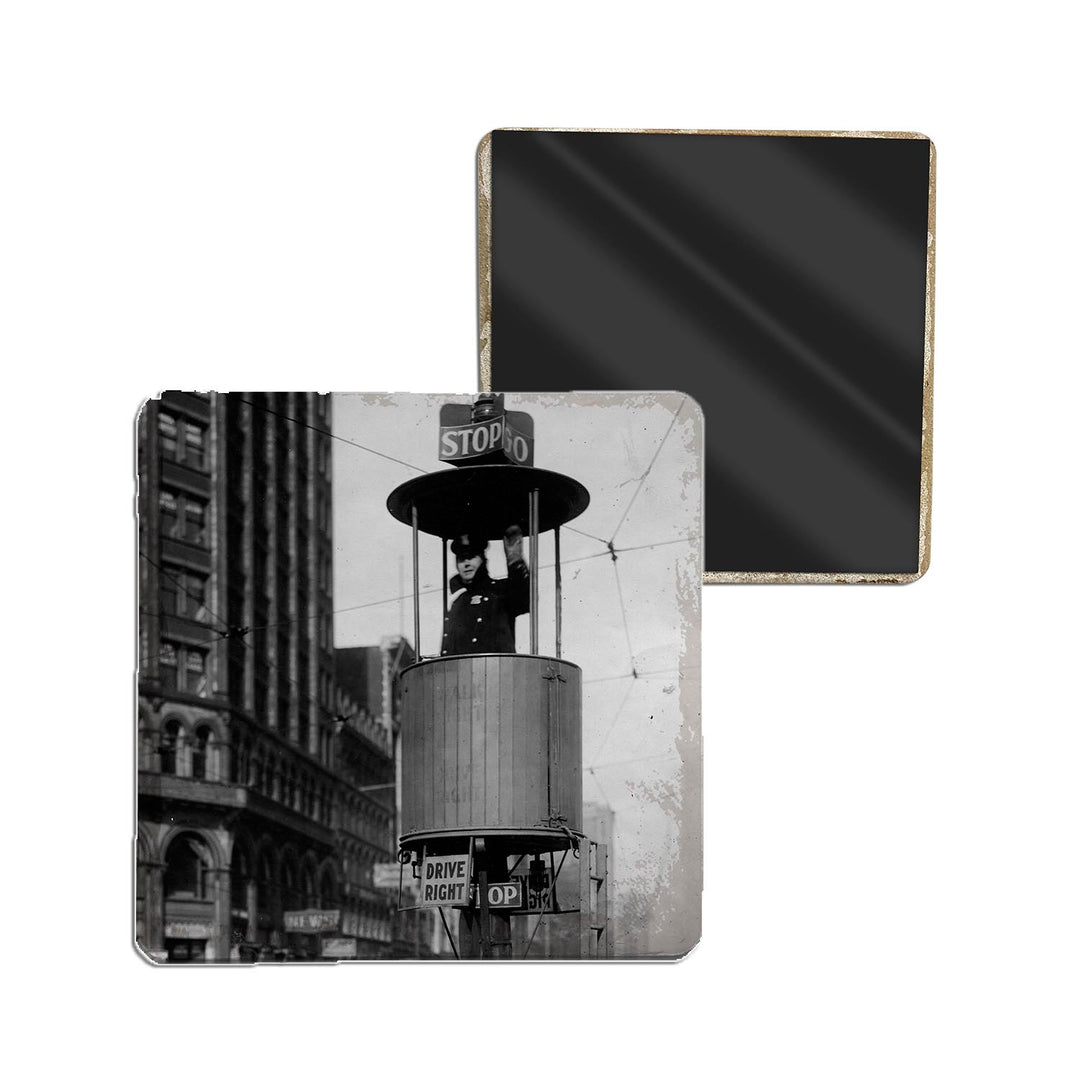 Stone Magnets - CAMPUS MARTIUS FIRST MANNED TRAFFIC SIGNAL
