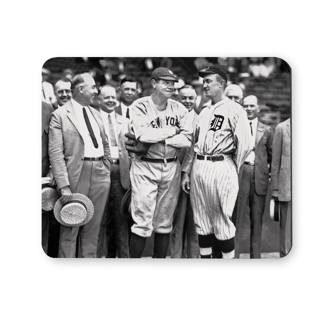 MOUSE PAD - BABE RUTH & TY COBB