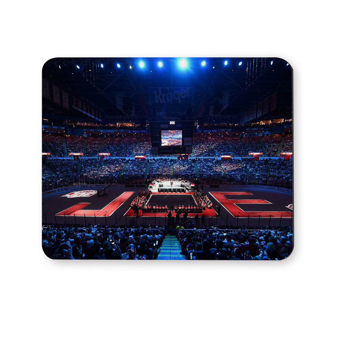 MOUSE PAD - DETROIT RED WINGS JOE LOUIS ARENA FAREWELL
