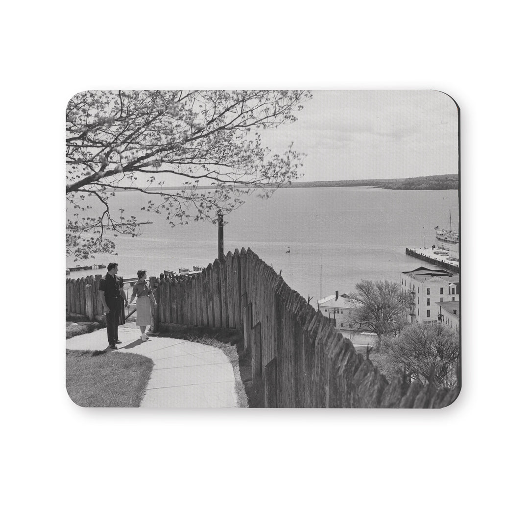 MOUSE PAD - MACKINAC ISLAND FORT 1956