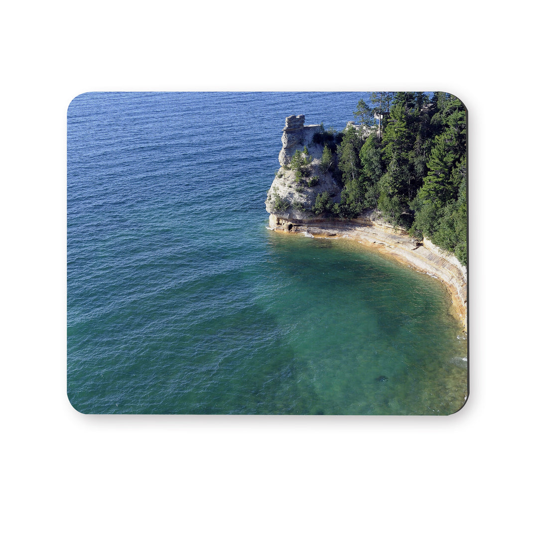 MOUSE PAD - MICHIGAN PICTURED ROCKS LAKESHORE