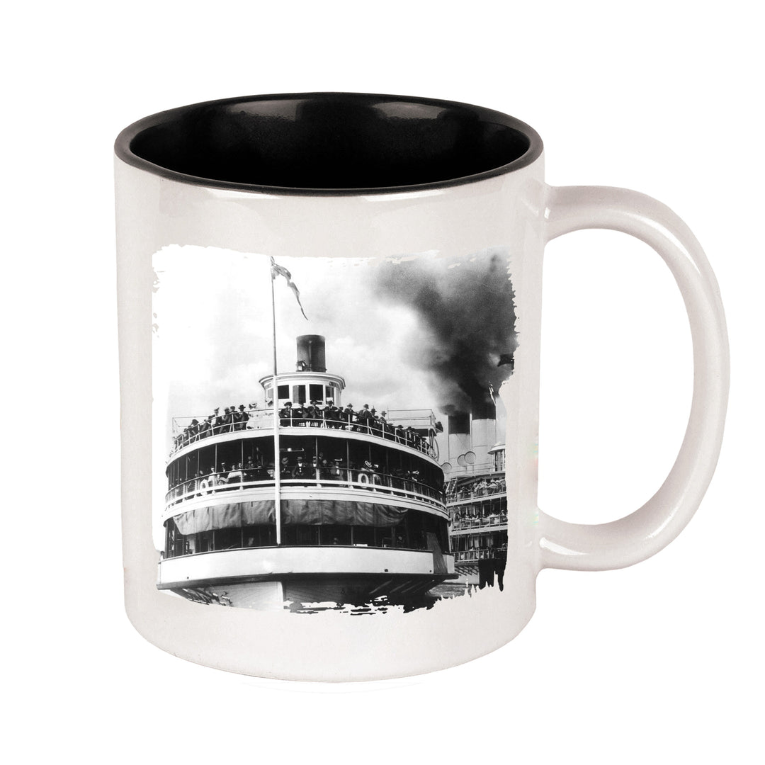 MUG 11oz - DETROIT RIVERFRONT BOB-LO BOAT COLUMBIA 1900