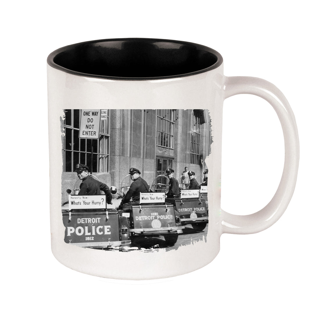 MUG 11oz - DETROIT POLICE DEPARTMENT ON MOTORCYCLES