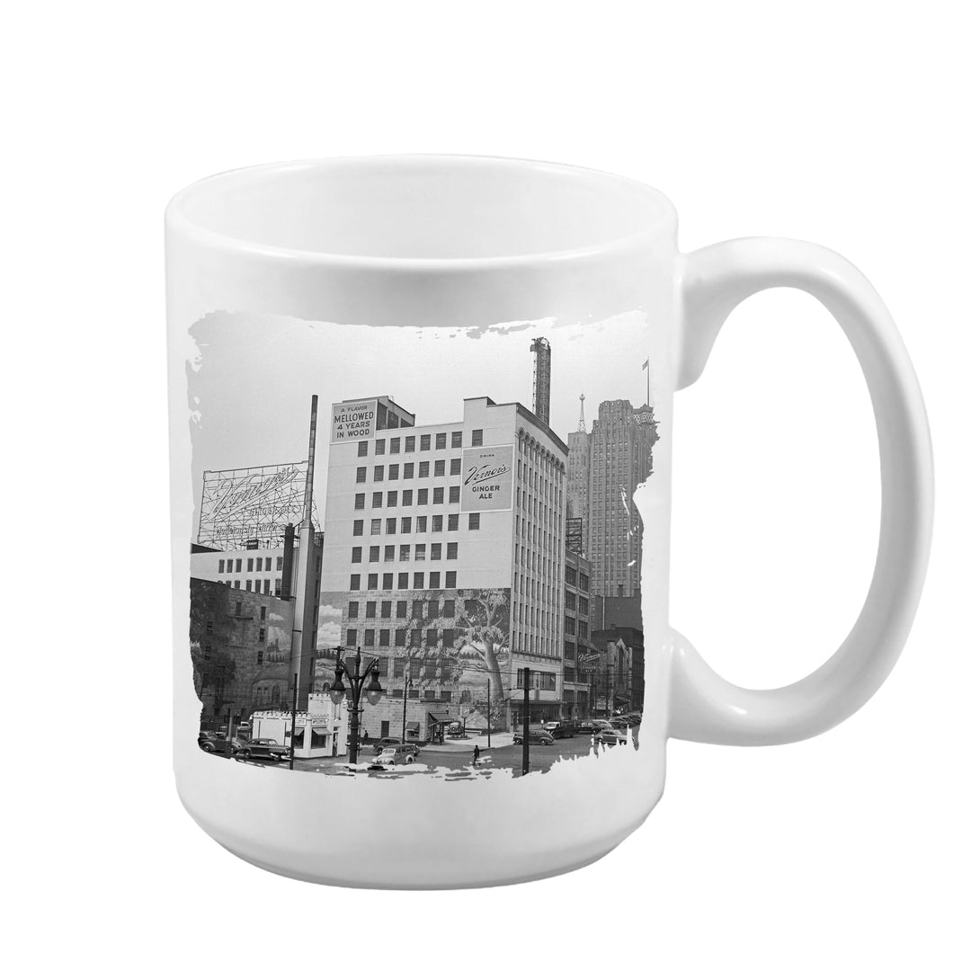 MUG 15oz - DETROIT VERNORS FACTORY 1940