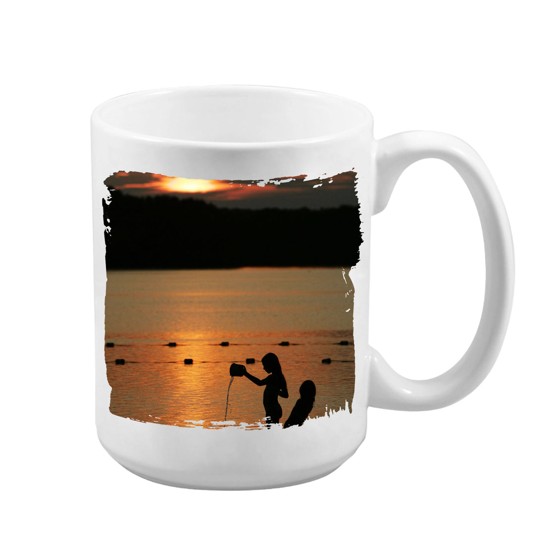 MUG 15oz - MICHIGAN SUNSET ON BEACH