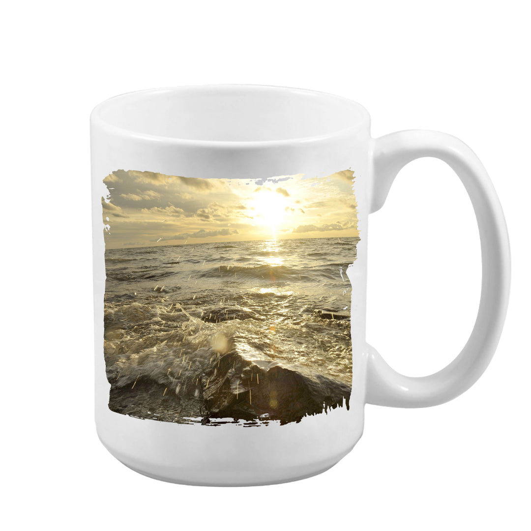 MUG 15oz - MICHIGAN LAKE HURON SUNRISE