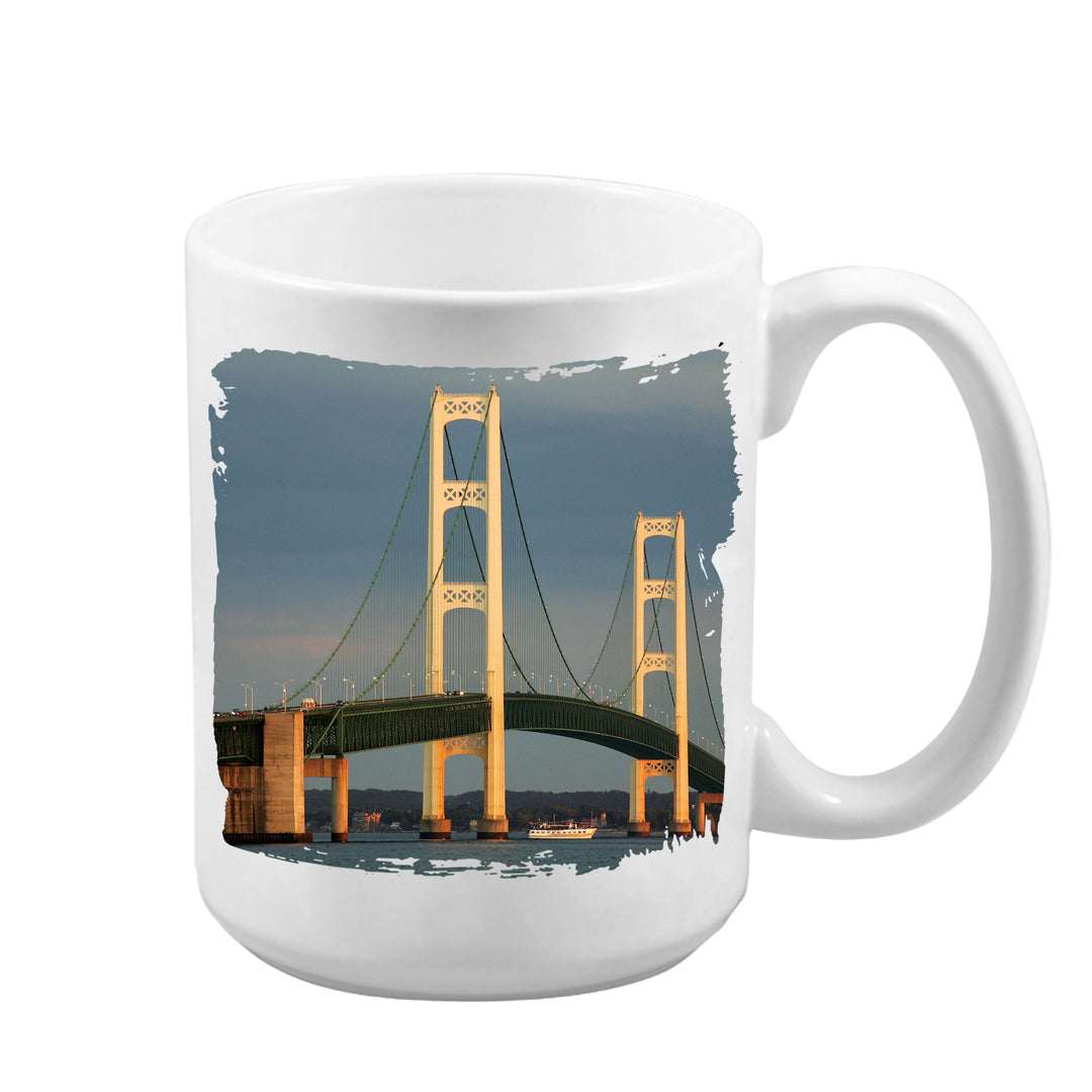 MUG 15oz - MICHIGAN MACKINAC BRIDGE